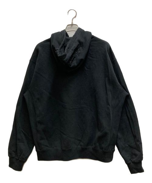BlackEyePatch（ブラックアイパッチ）BlackEyePatch (ブラックアイパッチ) ADVISORY LABEL HOODIE ブラック サイズ:Lの古着・服飾アイテム