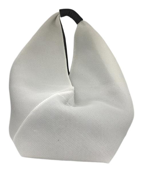 MM6 Maison Margiela（エムエムシックスメゾンマルジェラ）MM6 Maison Margiela (エムエムシックスメゾンマルジェラ) ジャパニーズメッシュトートバッグ ホワイトの古着・服飾アイテム