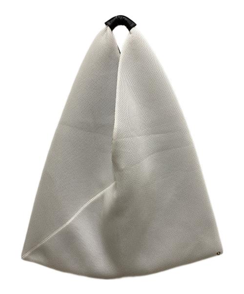 MM6 Maison Margiela（エムエムシックスメゾンマルジェラ）MM6 Maison Margiela (エムエムシックスメゾンマルジェラ) ジャパニーズメッシュトートバッグ ホワイトの古着・服飾アイテム