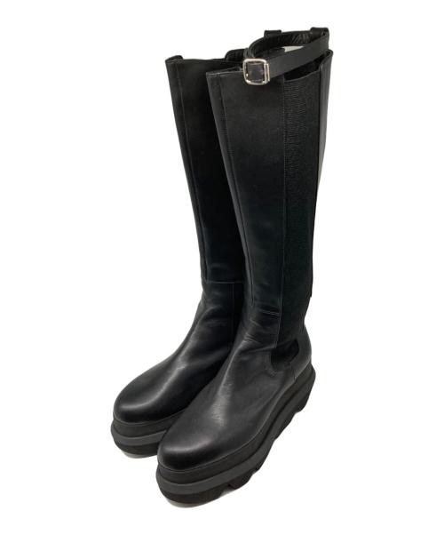 sacai（サカイ）sacai (サカイ) LEATHER LONG BOOTS ブラック サイズ:40の古着・服飾アイテム