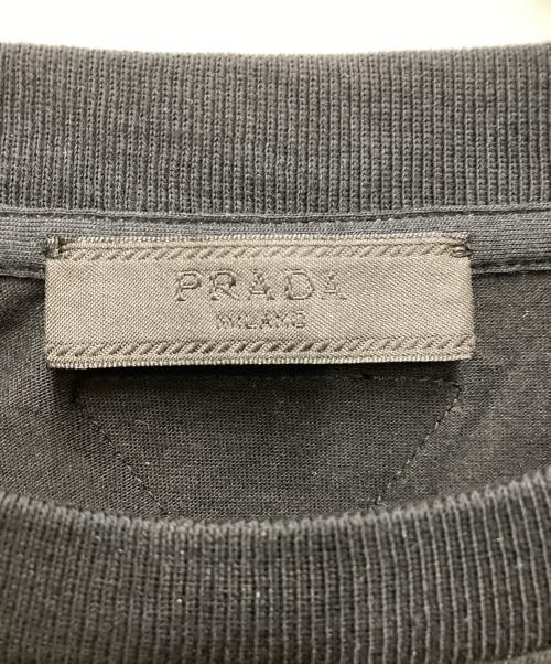 PRADA（プラダ）PRADA (プラダ) バックトライアングルパッチTEE ブラック サイズ:Ｓの古着・服飾アイテム