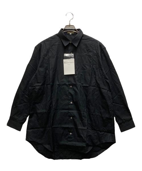 Y's for men（ワイズフォーメン）Y'S for men (ワイズフォーメン) 90's コットンブロードシャツ ブラック サイズ:Mの古着・服飾アイテム