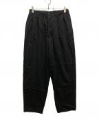Y's for menワイズフォーメン）の古着「ウールギャバイージーパンツ」｜ブラック