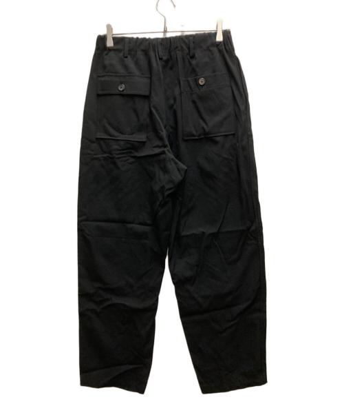 Y's for men（ワイズフォーメン）Y'S for men (ワイズフォーメン) ウールギャバイージーパンツ ブラック サイズ:表記無しの古着・服飾アイテム