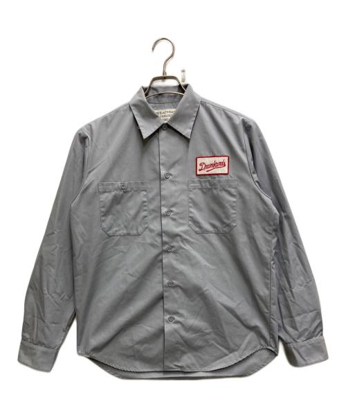 WACKO MARIA（ワコマリア）WACKO MARIA (ワコマリア) バックアイデザインロゴシャツ グレー サイズ:Ｓの古着・服飾アイテム