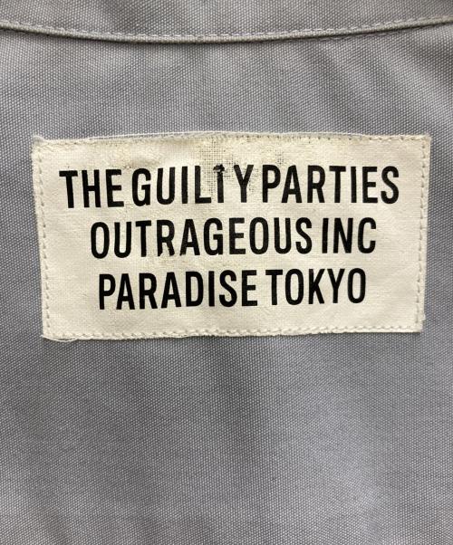 WACKO MARIA（ワコマリア）WACKO MARIA (ワコマリア) バックアイデザインロゴシャツ グレー サイズ:Ｓの古着・服飾アイテム