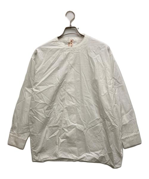MARNI（マルニ）MARNI (マルニ) バックボタンブラウス ホワイト サイズ:38の古着・服飾アイテム