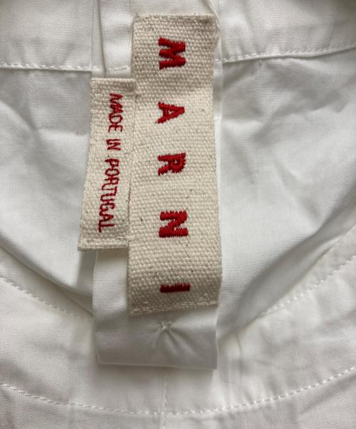 MARNI（マルニ）MARNI (マルニ) バックボタンブラウス ホワイト サイズ:38の古着・服飾アイテム