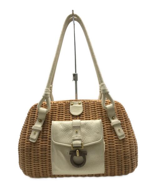 Salvatore Ferragamo（サルヴァトーレ フェラガモ）Salvatore Ferragamo (サルヴァトーレ フェラガモ) ガンチーニカゴバッグの古着・服飾アイテム