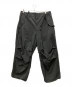 meanswhileミーンズワイル）の古着「Light Mil Cloth Snow PT」｜ブラック