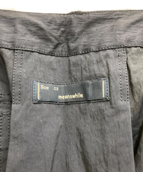 meanswhile（ミーンズワイル）meanswhile (ミーンズワイル) Dope Dyed Double Knee PT ネイビー サイズ:2の古着・服飾アイテム