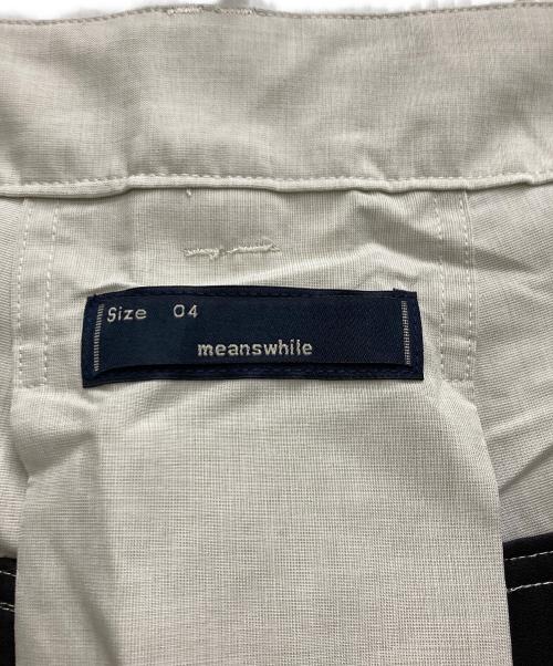 meanswhile（ミーンズワイル）meanswhile (ミーンズワイル) Luggage Cargo Shorts ベージュ サイズ:4の古着・服飾アイテム