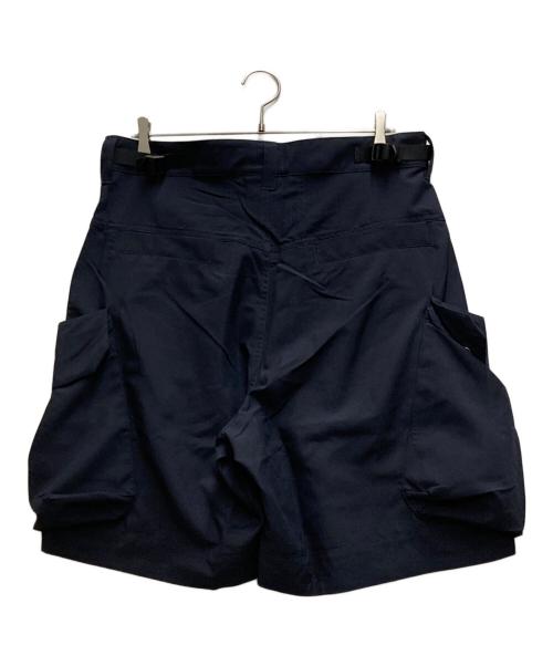 meanswhile（ミーンズワイル）meanswhile (ミーンズワイル) Luggage Cargo Shorts ネイビー サイズ:4の古着・服飾アイテム