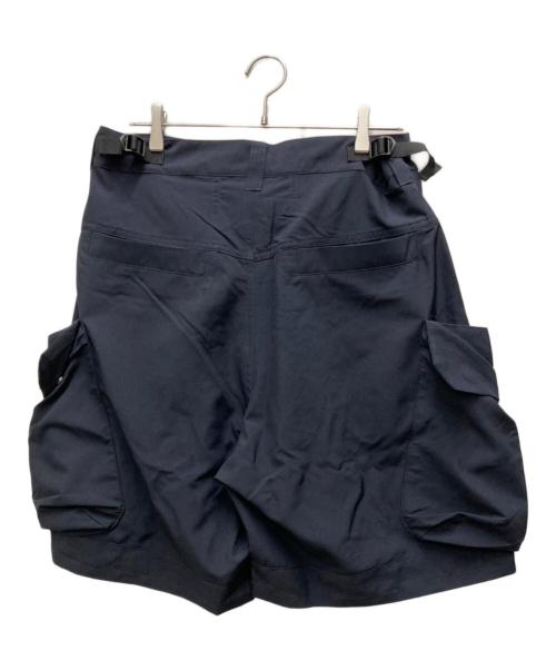 meanswhile（ミーンズワイル）meanswhile (ミーンズワイル) Luggage Cargo Shorts ネイビー サイズ:4の古着・服飾アイテム