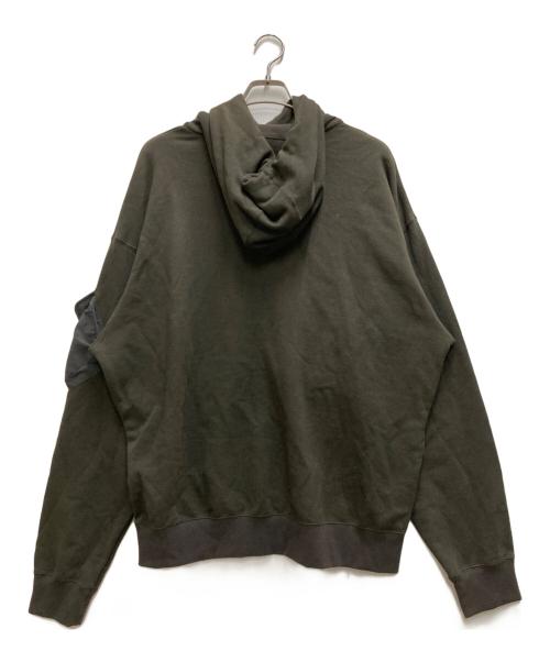 meanswhile（ミーンズワイル）meanswhile (ミーンズワイル) Luggage Hoodie チャコールグレー サイズ:2の古着・服飾アイテム