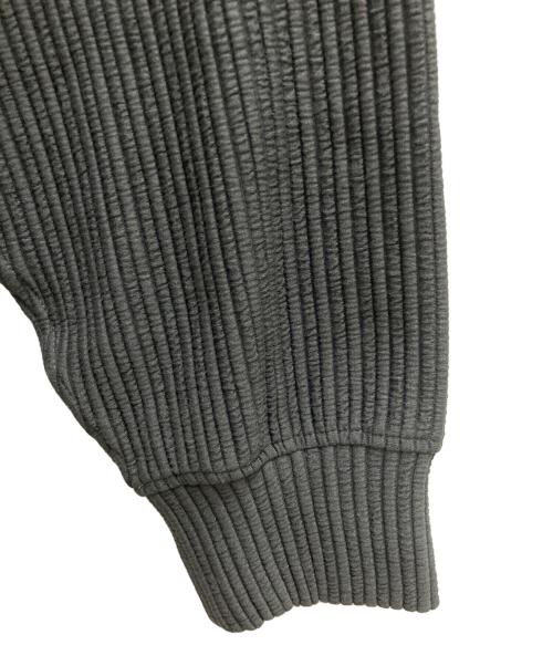 meanswhile（ミーンズワイル）meanswhile (ミーンズワイル) Uneven Fabric Anorak Parka グレー サイズ:3の古着・服飾アイテム