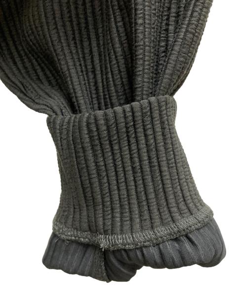 meanswhile（ミーンズワイル）meanswhile (ミーンズワイル) Uneven Fabric Anorak Parka グレー サイズ:3の古着・服飾アイテム