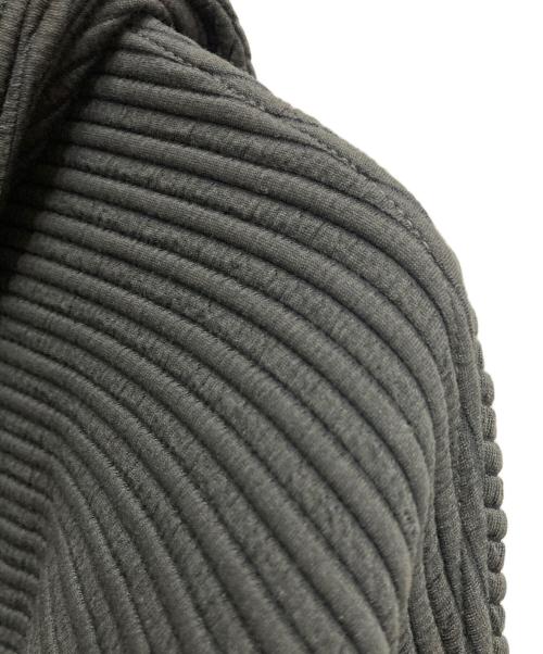 meanswhile（ミーンズワイル）meanswhile (ミーンズワイル) Uneven Fabric Anorak Parka グレー サイズ:3の古着・服飾アイテム