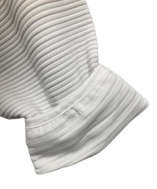 meanswhile（ミーンズワイル）meanswhile (ミーンズワイル) Uneven Anonymous L/S Game SH ホワイト サイズ:4の古着・服飾アイテム