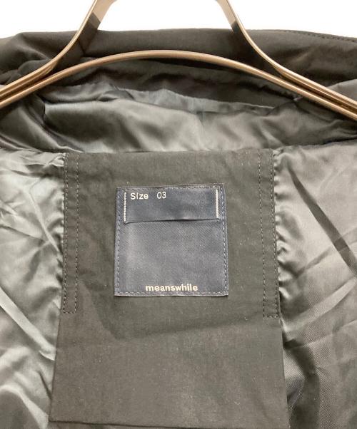 meanswhile（ミーンズワイル）meanswhile (ミーンズワイル) Fatigue Field Parka ブラック サイズ:3の古着・服飾アイテム