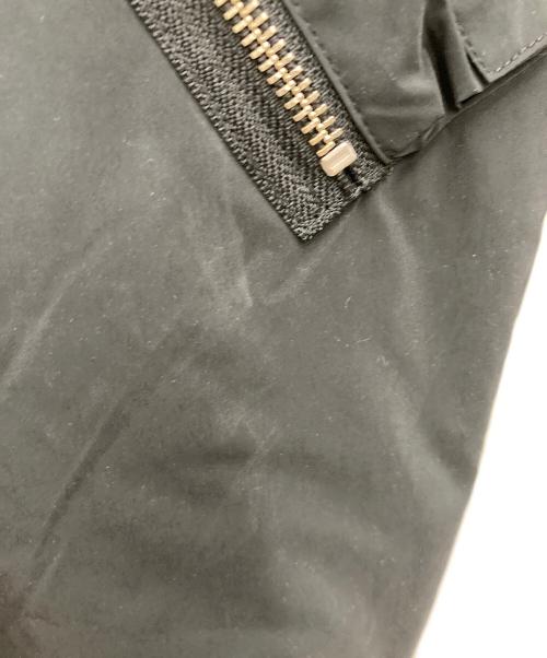 meanswhile（ミーンズワイル）meanswhile (ミーンズワイル) Loop Zip MA1 ブラック サイズ:1の古着・服飾アイテム