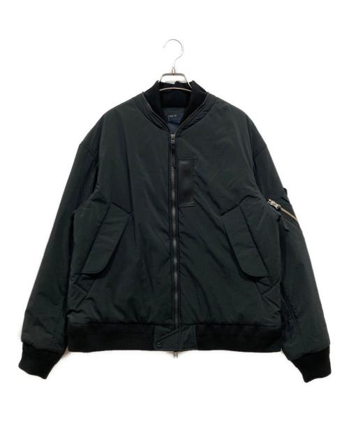 meanswhile（ミーンズワイル）meanswhile (ミーンズワイル) Loop Zip MA1 ブラック サイズ:2の古着・服飾アイテム