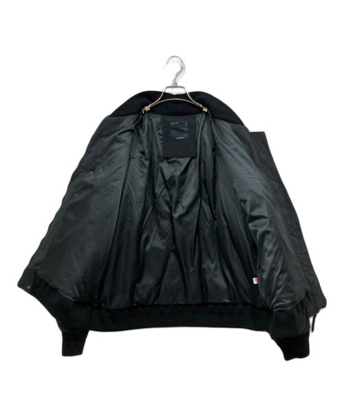 meanswhile（ミーンズワイル）meanswhile (ミーンズワイル) Loop Zip MA1 ブラック サイズ:2の古着・服飾アイテム