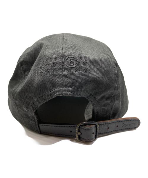 SUPREME（シュプリーム）Supreme (シュプリーム) MM6 Maison Margiela (エムエムシックスメゾンマルジェラ) Painted Camp Cap ブラック サイズ:表記なしの古着・服飾アイテム