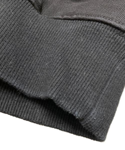 AMI Alexandre Mattiussi（アミアレクサンドルマテュッシ）AMI Alexandre Mattiussi (アミアレクサンドルマテュッシ) ワッペンロゴクルーネックトレーナー ブラック サイズ:Lの古着・服飾アイテム