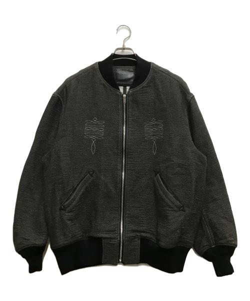 the letters（レターズ）The Letters (レターズ) ジップブルゾン グレー サイズ:Sの古着・服飾アイテム