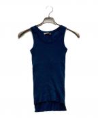 AURALLEオーラリー）の古着「GIZA HIGH GAUGE RIB KNIT TANK」｜ブルー