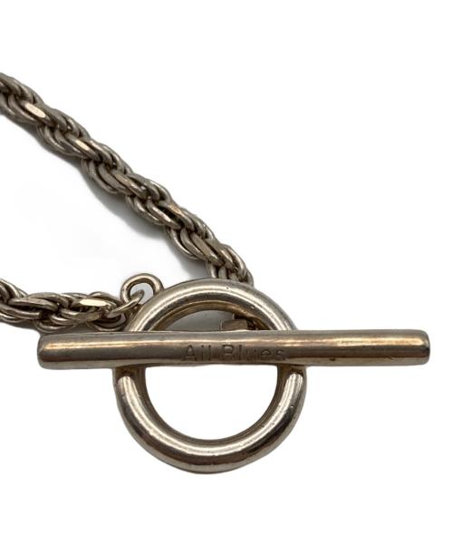 ALL BLUES（オール ブルース）ALL BLUES (オール ブルース) ロープネックレス シルバー サイズ:表記なし（実寸42cm）の古着・服飾アイテム