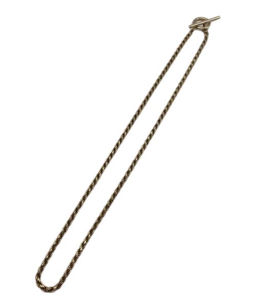 ALL BLUES（オール ブルース）ALL BLUES (オール ブルース) ロープネックレス ゴールド サイズ:表記なし（実寸42cm）の古着・服飾アイテム