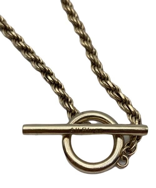 ALL BLUES（オール ブルース）ALL BLUES (オール ブルース) ロープネックレス ゴールド サイズ:表記なし（実寸42cm）の古着・服飾アイテム