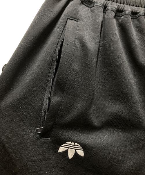 adidas（アディダス）adidas (アディダス) ALEXANDER WANG (アレキサンダーワン) サイドスナップボタントラックパンツ ブラック サイズ:2XOの古着・服飾アイテム