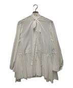 styling/スタイリング）の古着「フレアシフォン2WAYブラウス」｜ホワイト