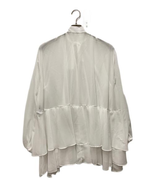 styling/（スタイリング）styling/ (スタイリング) フレアシフォン2WAYブラウス ホワイト サイズ:ONE SIZEの古着・服飾アイテム