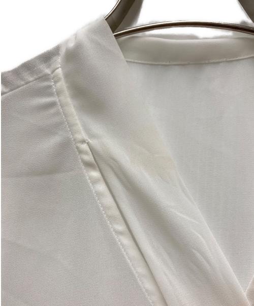 styling/（スタイリング）styling/ (スタイリング) フレアシフォン2WAYブラウス ホワイト サイズ:ONE SIZEの古着・服飾アイテム