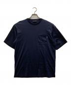 PRADAプラダ）の古着「ポケットTシャツ」｜ネイビー