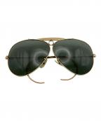 RAY-BANレイバン）の古着「70’s ティアドロップサングラス ボシュロム」｜ゴールド×グリーン