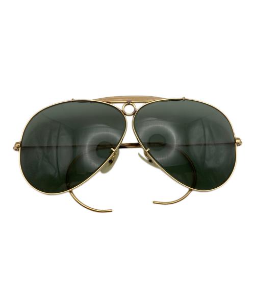 RAY-BAN（レイバン）RAY-BAN (レイバン) 70’s ティアドロップサングラス ボシュロム ゴールド×グリーン サイズ:表記なしの古着・服飾アイテム