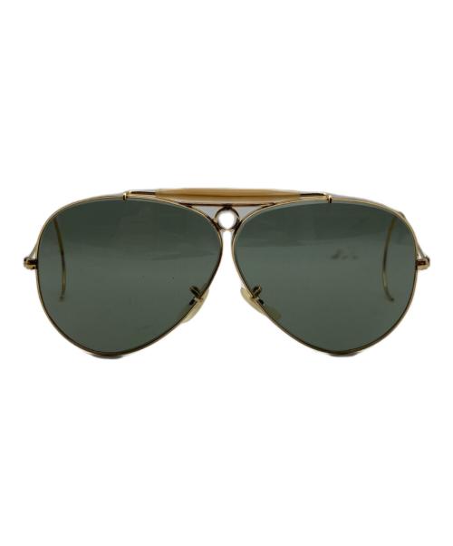 RAY-BAN（レイバン）RAY-BAN (レイバン) 70’s ティアドロップサングラス ボシュロム ゴールド×グリーン サイズ:表記なしの古着・服飾アイテム