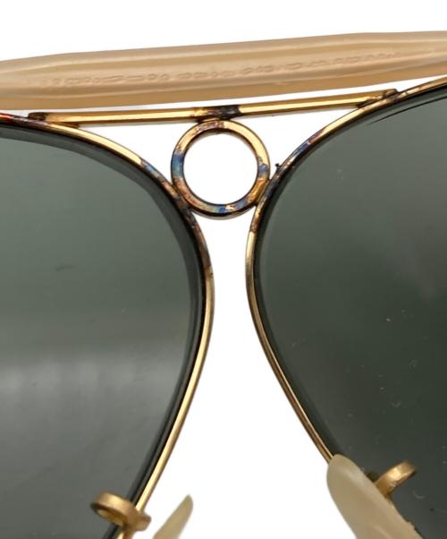 RAY-BAN（レイバン）RAY-BAN (レイバン) 70’s ティアドロップサングラス ボシュロム ゴールド×グリーン サイズ:表記なしの古着・服飾アイテム