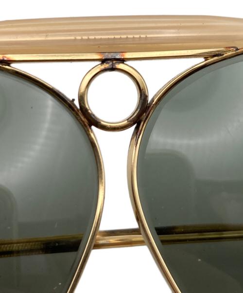 RAY-BAN（レイバン）RAY-BAN (レイバン) 70’s ティアドロップサングラス ボシュロム ゴールド×グリーン サイズ:表記なしの古着・服飾アイテム