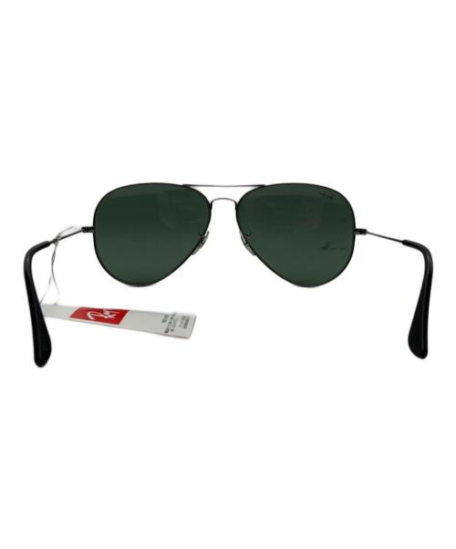 RAY-BAN（レイバン）RAY-BAN (レイバン) アビエーターサングラス ブラック×グリーン サイズ:表記なしの古着・服飾アイテム