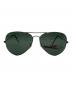 RAY-BAN (レイバン) アビエーターサングラス ブラック×グリーン サイズ:表記なし：8000円