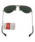 中古・古着 RAY-BAN (レイバン) アビエーターサングラス ブラック×グリーン サイズ:表記なし：8000円