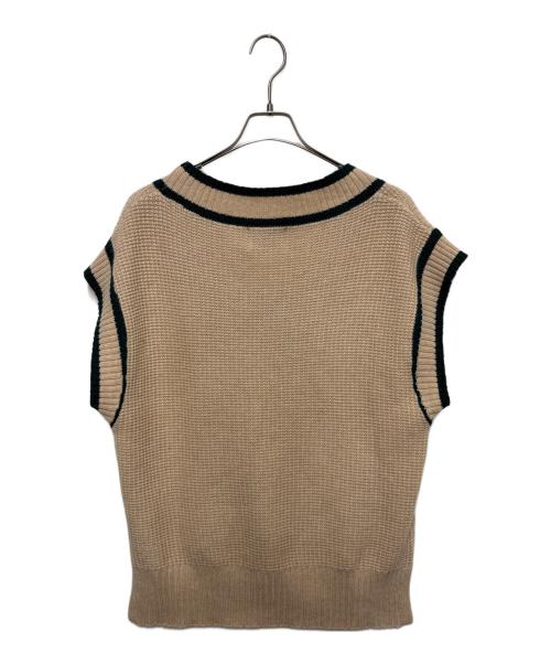 son of the cheese（（サノバチーズ））SON OF THE CHEESE (（サノバチーズ）) チルデンニット ベージュ サイズ:Ｓの古着・服飾アイテム