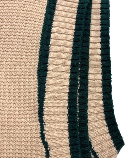 son of the cheese（（サノバチーズ））SON OF THE CHEESE (（サノバチーズ）) チルデンニット ベージュ サイズ:Ｓの古着・服飾アイテム