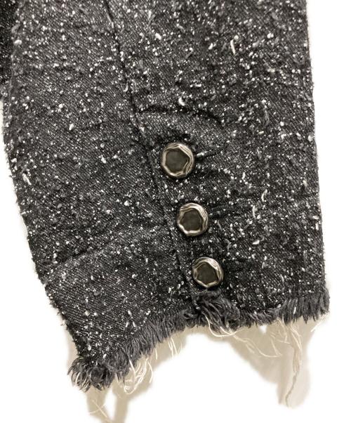 SLY JEANS（スライ ジーンズ）SLY JEANS (スライ ジーンズ) グレイン ツイード ジャケット ブラック サイズ:不明の古着・服飾アイテム